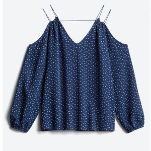 Crescent Bariel Cold Shoulder Blouse, L